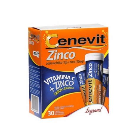 Vitamina C Cenevit Zinco G Mg Laranja Comprimidos Submarino