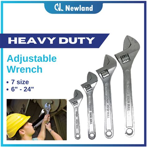 Adjustable Wrench Spanar Hidup Heavy Duty Adjustable Spanner