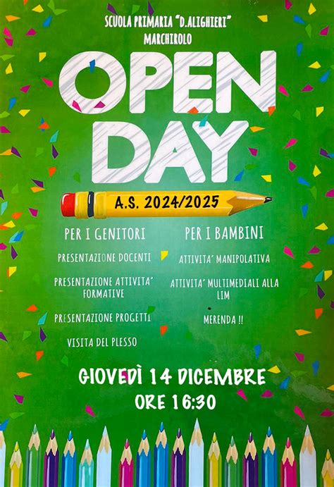 Open Day Dellistituto A S Istituto Comprensivo Statale