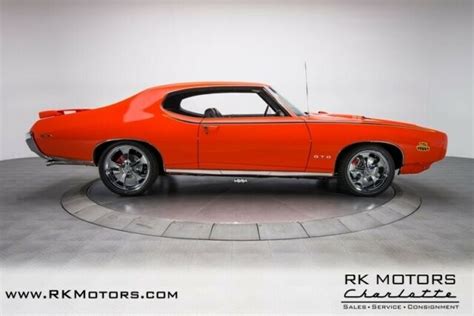 1969 Pontiac Gto Judge Carousel Red Hardtop 461ci V8 5 Speed Manual For