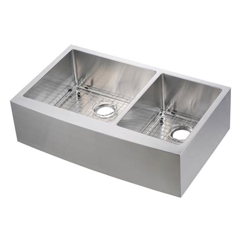 Cmi Asheboro Undermount Stainless Steel In Double Bowl Flat