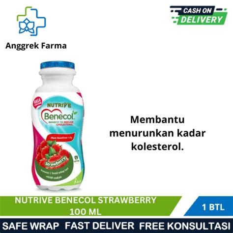 Jual NUTRIVE BENECOL RASA STRAWBERRY 100 ML MINUMAN UNTUK PENURUN