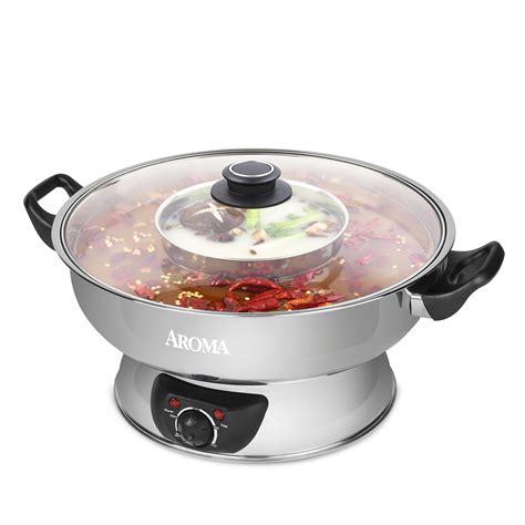 Aroma Stainless Steel Hot Pot Silver ASP 600 5 Quart For Sale Mesa AZ Nellis Auction