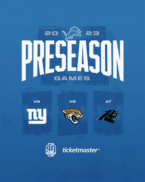 2023 Detroit Lions Preseason Schedule - Detroit Sports Nation