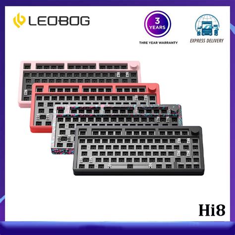 LEOBOG Hi Customized Keyboard Keys Tri Mode Type C G Bluetooth Hot Swap RGB Effect