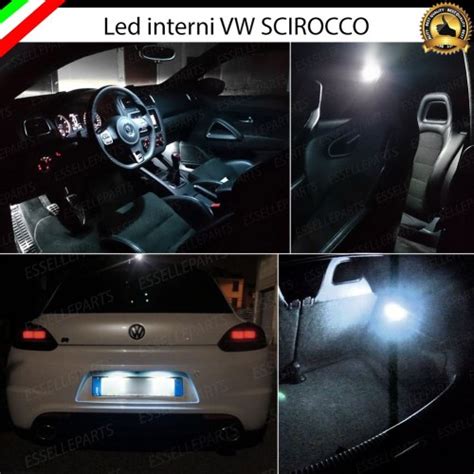 Kit Full LED H7 8000 Lumen 6000K Bianco Anabbaglianti VW SCIROCCO