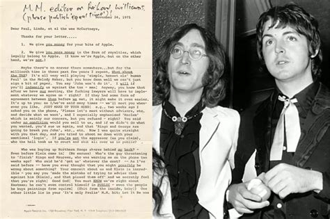 John Lennons Bitter 1971 Letter To Paul Mccartney Up For Auction