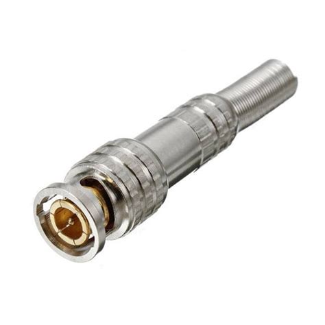 Screw Type Bnc Connector For Coaxial Cable Rg59rg60 Male Mega Pc Inc