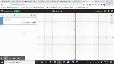 Switching Desmos To Degree Mode Youtube