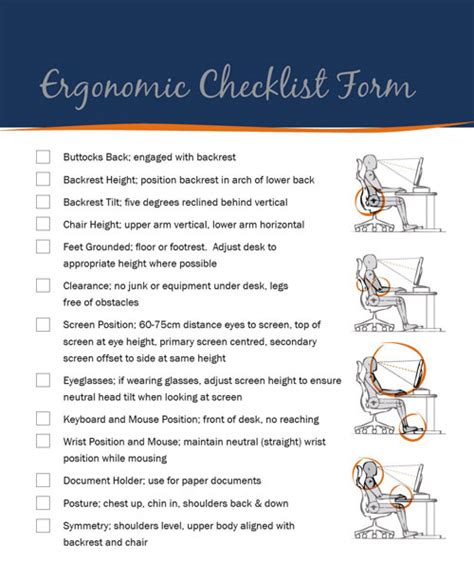 Ergonomic Work From Home Checklist Smart Health Training