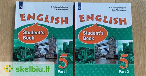 English Students Book 5 Part 1 + Part 2 - Skelbiu.lt