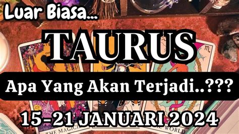 Taurus Apa Yang Akan Terjadi Periode Januari Youtube