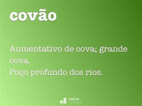 Covão Dicio Dicionário Online de Português