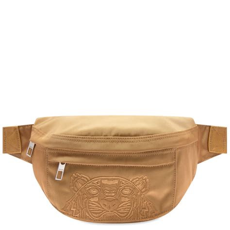 Kenzo Embroidered Tiger Waist Bag Beige End