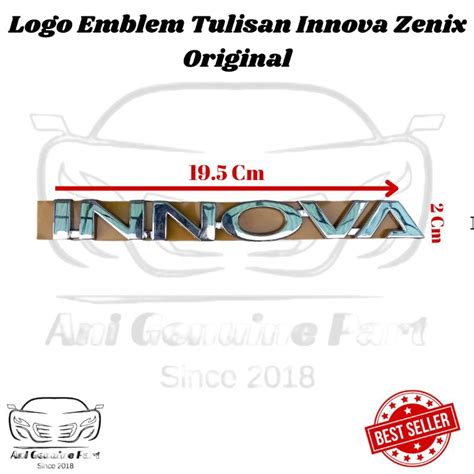 Jual Logo Emblem Tulisan Innova Zenix Original Shopee Indonesia