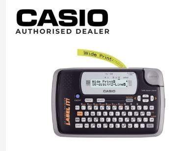 Casio KL 120 Portable Battery Operated Label Printer With Free 12mm