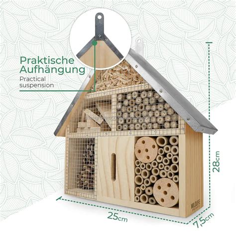 Mason Insect Bee Butterfly House Insect Hotel Outdoor Hanging Bamboo