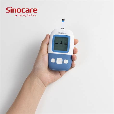 Sinocare Safe Aq Angel Medical Glucometer Monitor Digital Blood Glucose