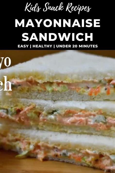 Mayonnaise sandwich – Artofit