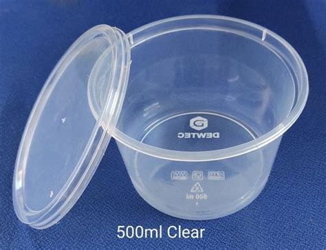 White And Transparent Ml Plastic Food Containers At Best Price In