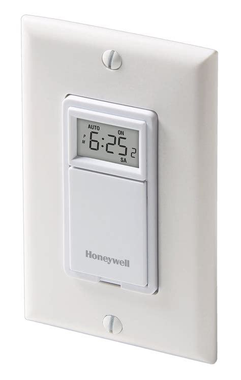 Honeywell Day Programmable Light Switch Timer White Rpls B U