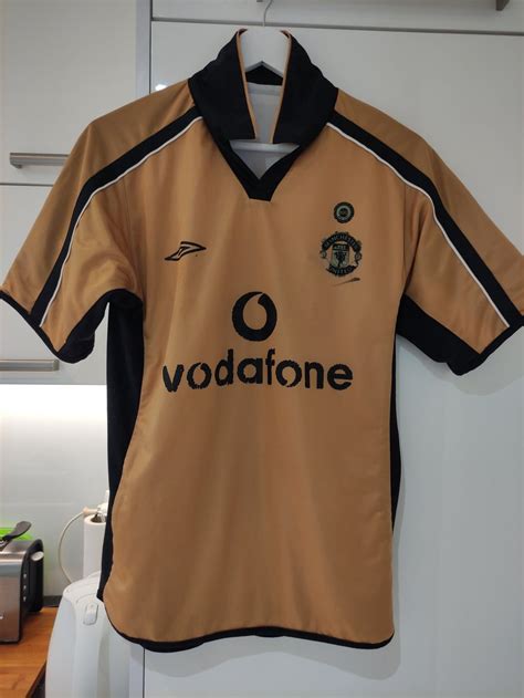 Manchester United Away Football Shirt Sponsored By Vodafone