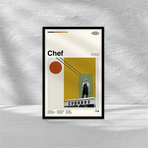 Chef Poster, Chef Print, Wall Art, Chef Movie Poster sold by Claudina ...