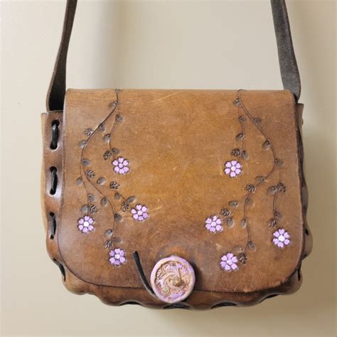 Leather Saddlebag Crossbody Purse Gem