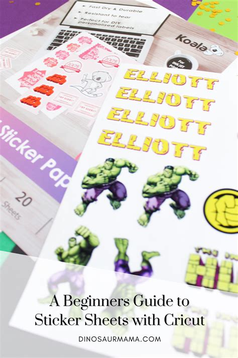 How to Make Cricut Print then Cut Stickers - Beginners Guide