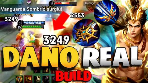 Lu Bu Full Dano Com Essa Build NinguÉm Tank Honor Of Kings Youtube