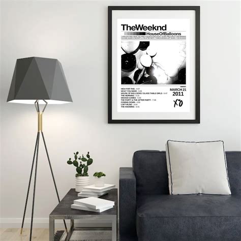 The Weeknd Poster House of Balloons Album Cover Poster - Etsy