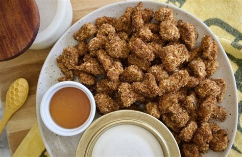 Crispy Air Fryer Popcorn Chicken Honest Darling