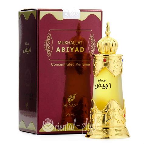 Afnan Mukhallat Abiyad Perfume Oil Free From Alcohol Oriental Style