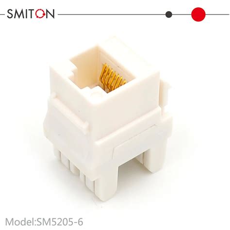 Network 8p8c Cat6 Unshielded Modular Jack Utp 180 Degree Rj45 Cat6