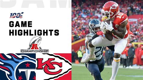 Titans vs. Chiefs AFC Championship Highlights | NFL 2019 Playoffs - YouTube