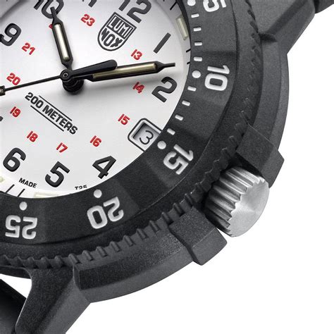 Luminox Navy Seal Taucheruhr Schwarz Weiss Mit Resinband Xs3007evos