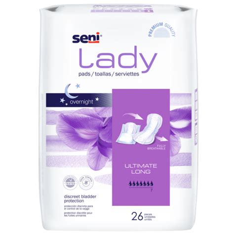 Seni Lady Ultimate Pads Long BLADDER CONTROL PADS FOR WOMEN Seni