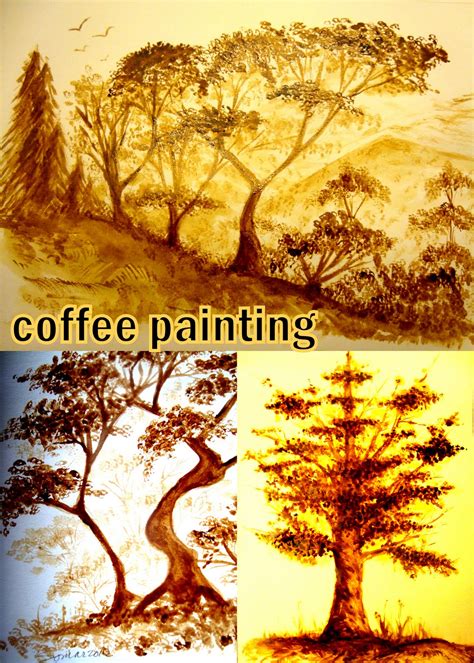 My Etraveldiary Coffee Painting While Traveling