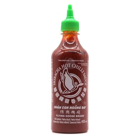 Sriracha Hot Chili Sauce Extra Knoblauch