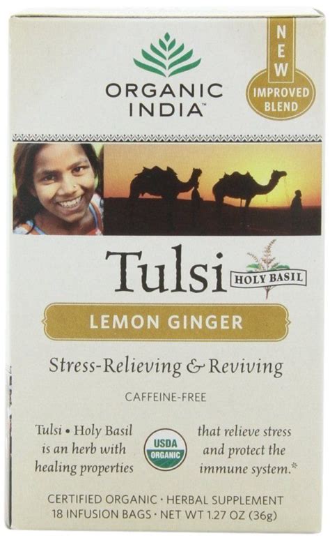 Tulsi Holy Basil Organic India Tulsi Herbal Supplement Holy Basil