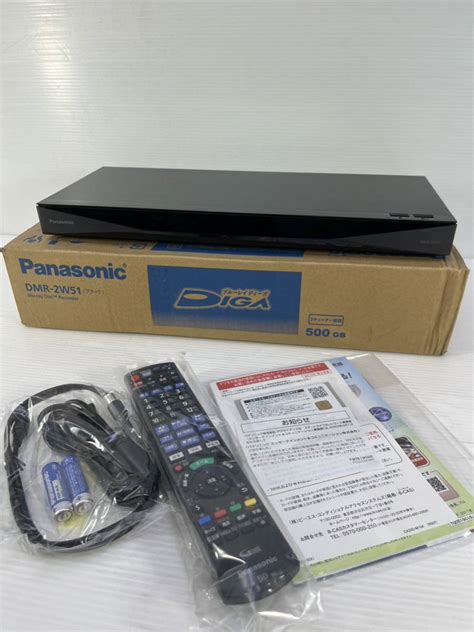 【未使用】panasonic パナソニック ブルーレイレコーダー Dmr 2w51 500gb 2チューナー おうちクラウドディーガ 2022