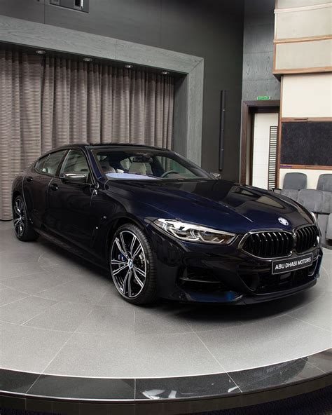 This Bmw M850i Gran Coupe In Carbon Black Metallic Looks Stunning