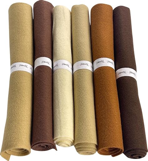 amazoncom fabricla craft felt rolls  pieces    inches