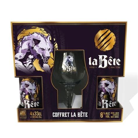 Bi Re Blonde La Bete Coffret De Bouteilles De Cl Verre