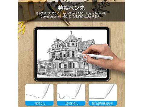 GOOJODOQ GD13 スタイラスペン レビュー | 3000円台で購入可能！iPad側面のワイヤレス充電に対応したタッチペン