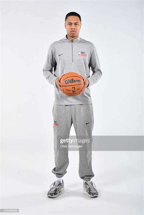 Jordan Hawkins Poses For A Portrait During The 2023 Nba Draft Combine