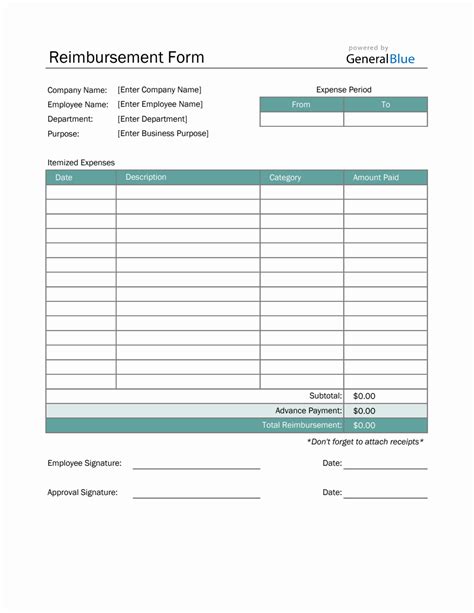 Free Excel Employee Expense Templates