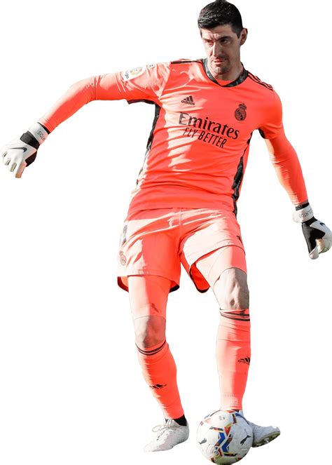 Thibaut Courtois Real Madrid football render - FootyRenders