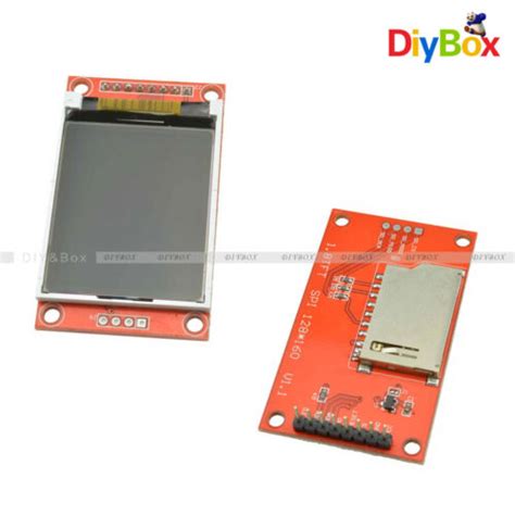 18 Lcd Display 128x160 Module Tft Spi Sd Card Avr Pic Arm Stm32