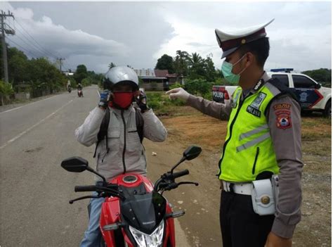 Hari Ke 7 Ops Keselamatan Lipu Sat Lantas Enrekang Imbau Pengendara